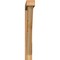 Ekena Millwork Traditional Block Rough Sawn Bracket w/ Offset Brace, Western Red Cedar, 6"W x 46"D x 46"H BKT0604X46X46TRA05RWR - alternate 2